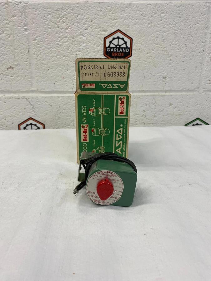 Used ASCO 8262D93 Solenoid and Air Operated 2,3, and 4 Way Valves