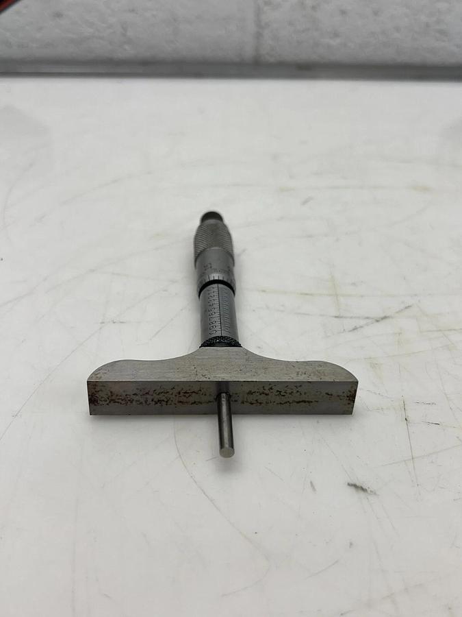 Used Starrett No. 445 Depth Micrometer