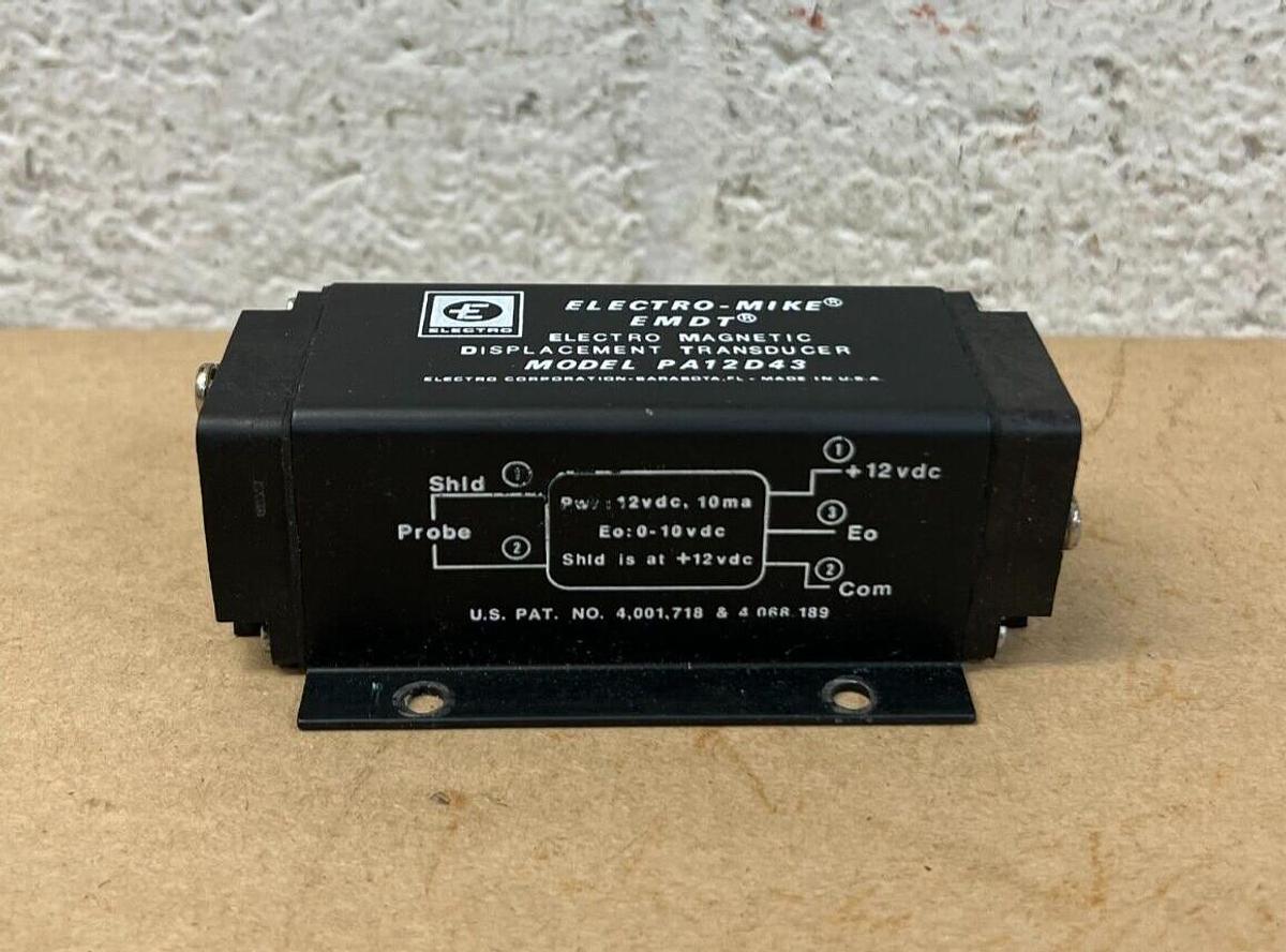 Used Electro-Mike PA12D43 EMDT, Electro Magnetic Displacement Transducer