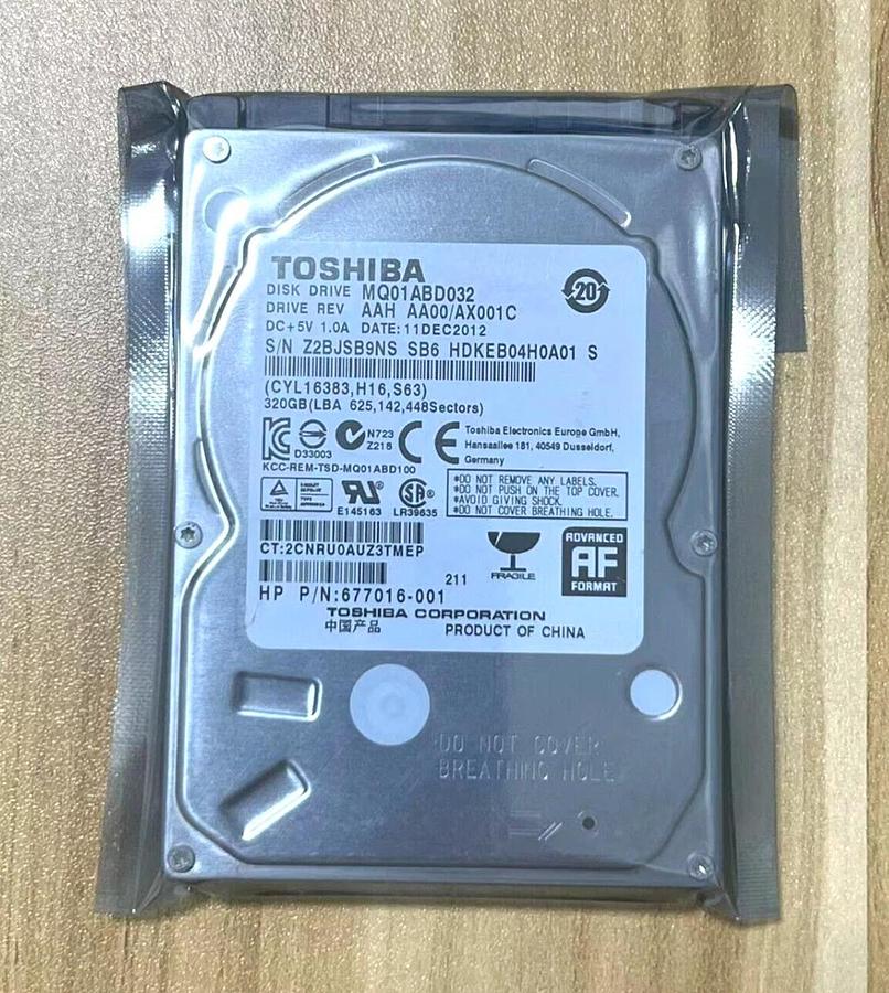 Toshiba MQ01ABD032 320GB, SATA, 2.5" Internal Hard Drive for sale online