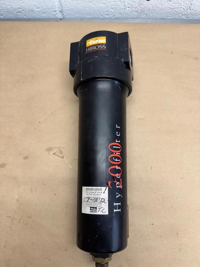 Used Parker/Hiross HFN045C HyperFilter 2000, 1” Fittings