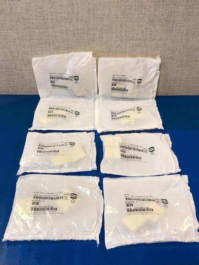 Used Harting 09140173001 LOT of 8