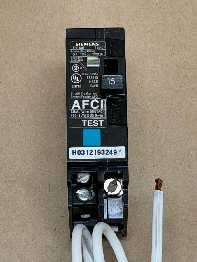 Siemens QF115P 15A, Ground-Fault Circuit Interrupter
