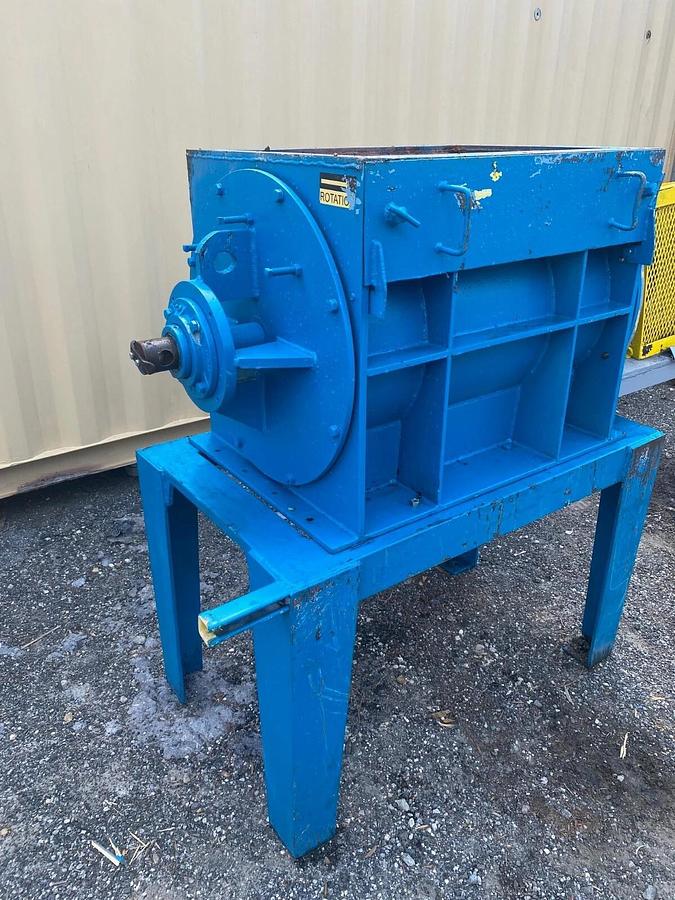 Used Rotary Airlock Feeder 25x30 5HP Toshiba Motor 1745RPM Sumitomo Gearbox