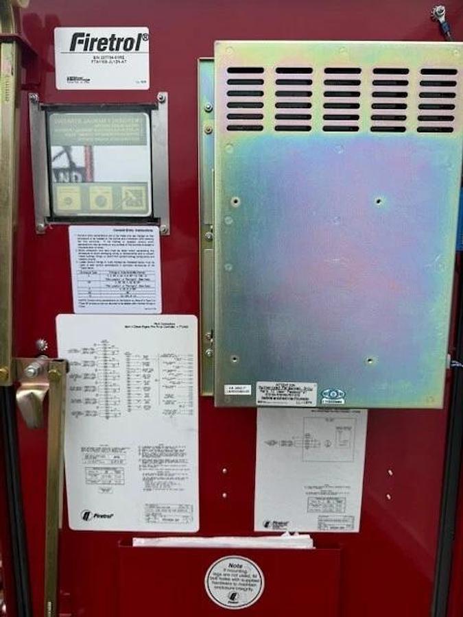 Used Clarke’s JW6HUF60 Stationary Fire Pump Engine Driver w/ Firetrol Controller