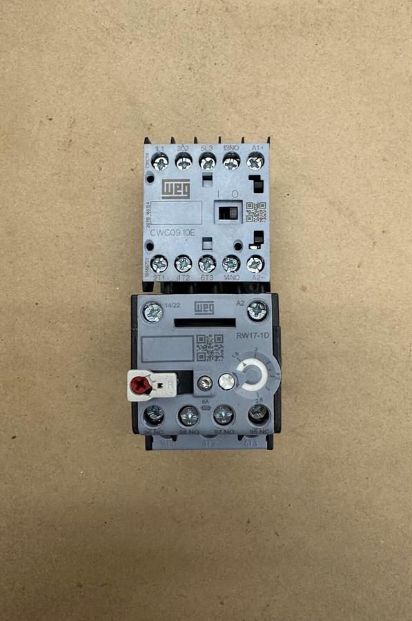 Used WEG RW17-1D, CWC09 Relay Contactor Combo