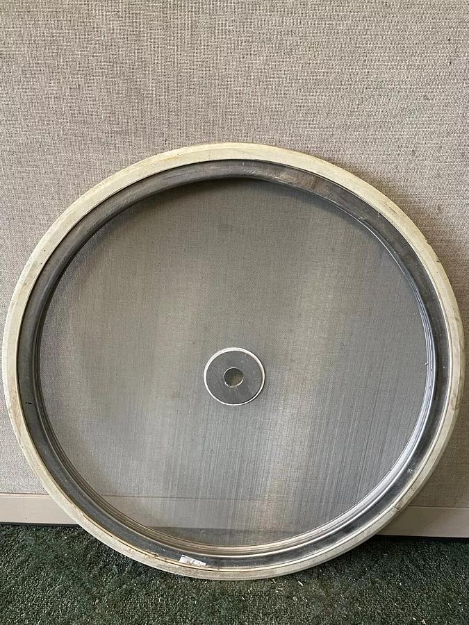 Used Stainless Steel 24” Mesh for Vibratory Screener, 52 microns