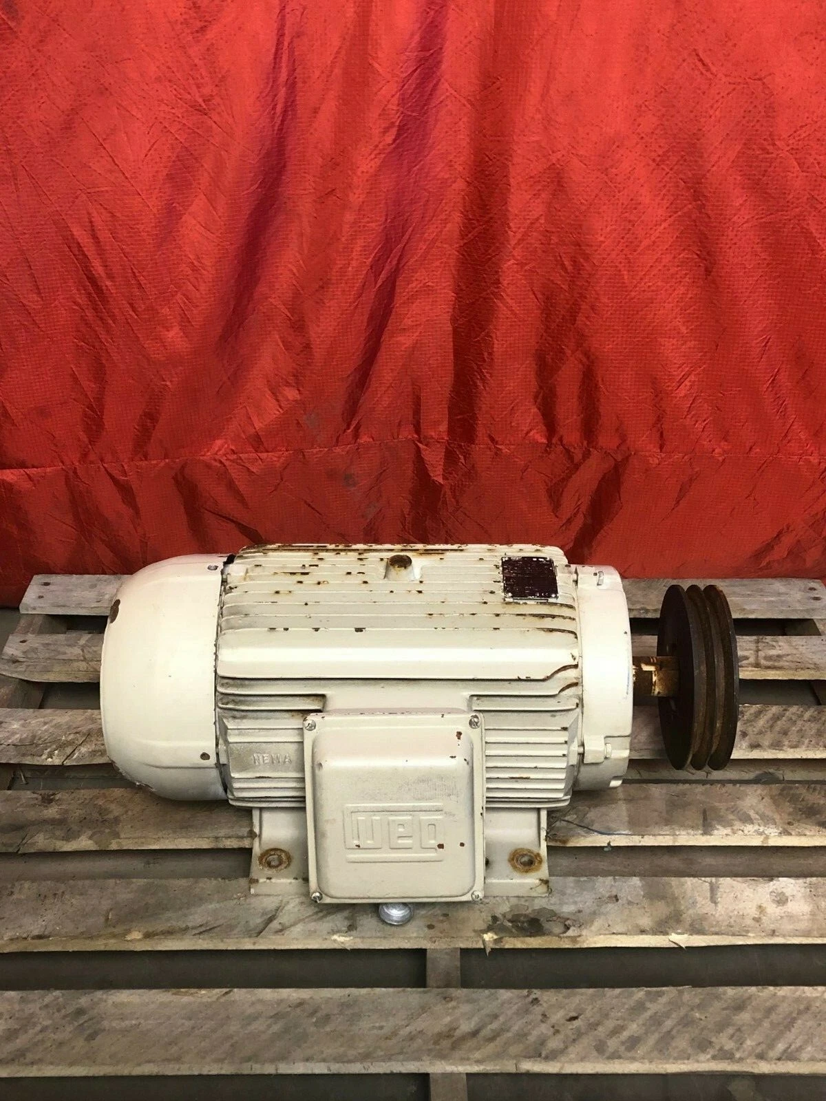 Used WEG 00509ES3EW254T, 5Hp, 865 RPM, Electric Motor, W254T Frame, 3 Phase