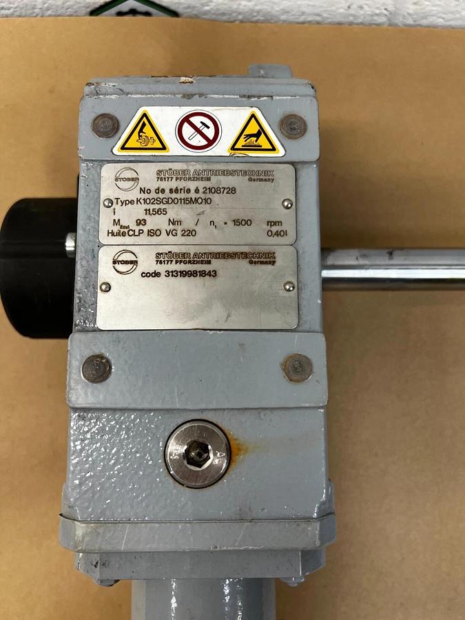 Used Stober K102SGD0115M010 Gearbox Speed Reducer