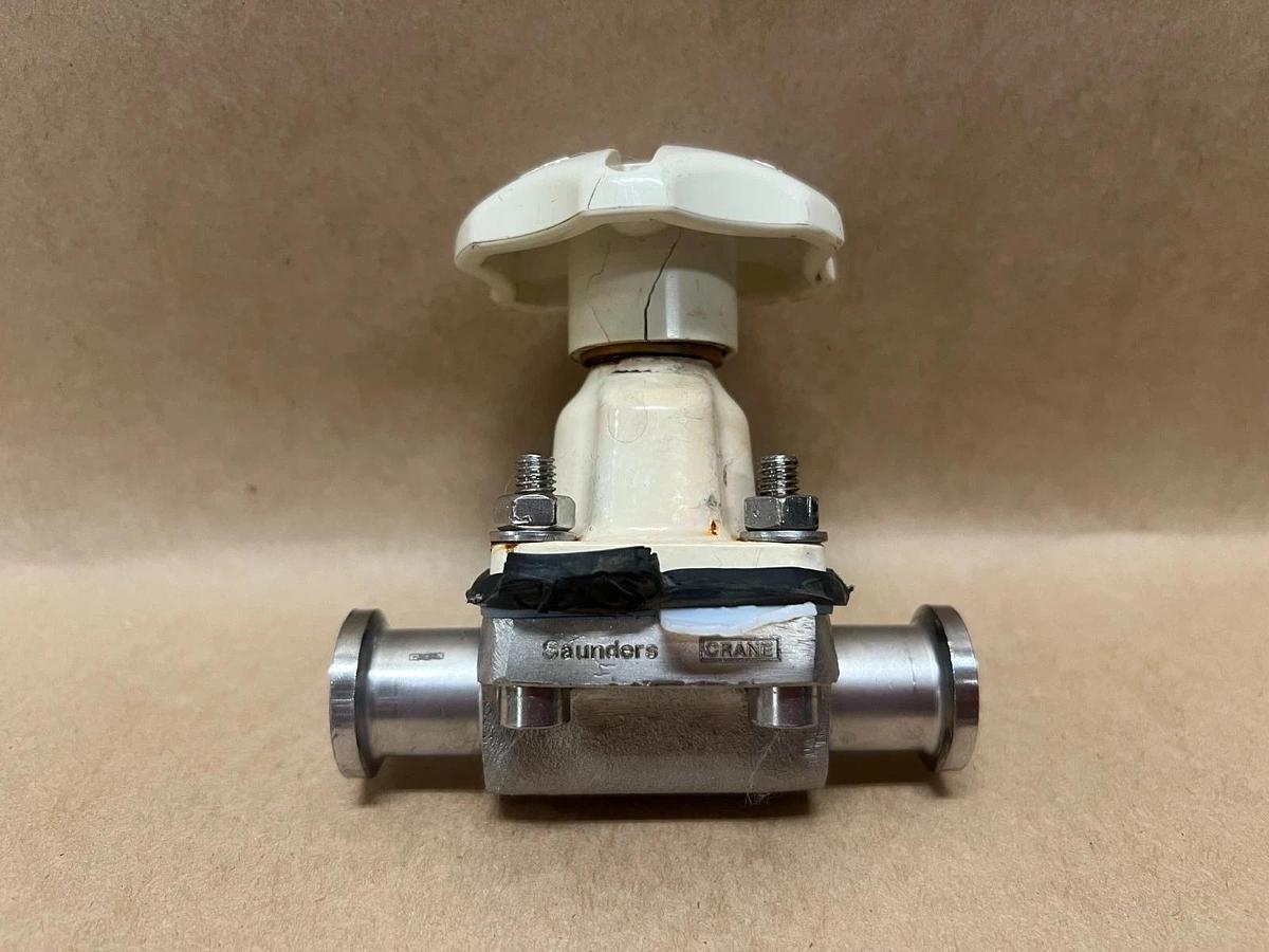 Used Saunders/Crane DN15, 316L, 1" Diaphragm Valve