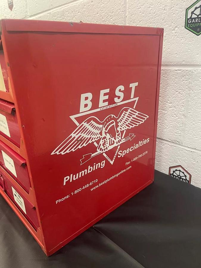 Used Best Plumbing Specialties Large Kit Box/ Storage Container, Assorted Products