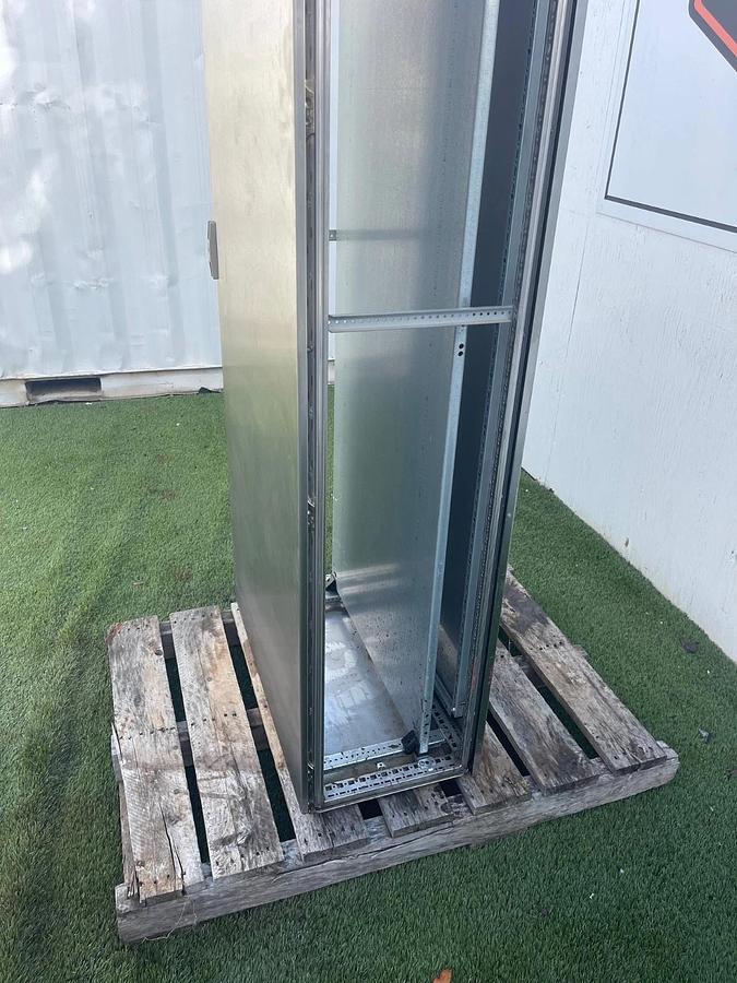 Used Rittal TS 8012.019, Freestanding Stainless Steel Enclosure, Material No. 9978422
