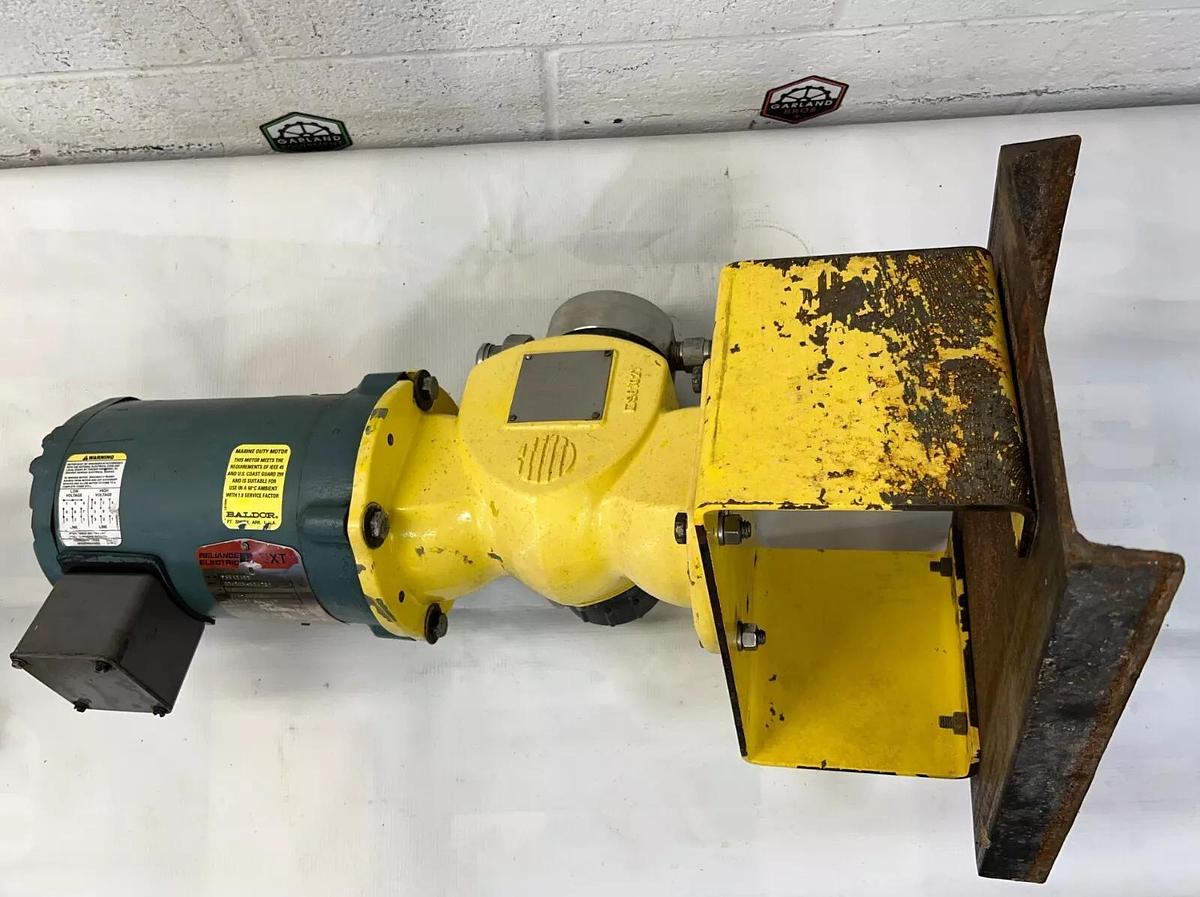 Used Milton Roy D42X7PM4N1N Pump w Reliance Electric Motor ( .5 HP, 1725 RPM)