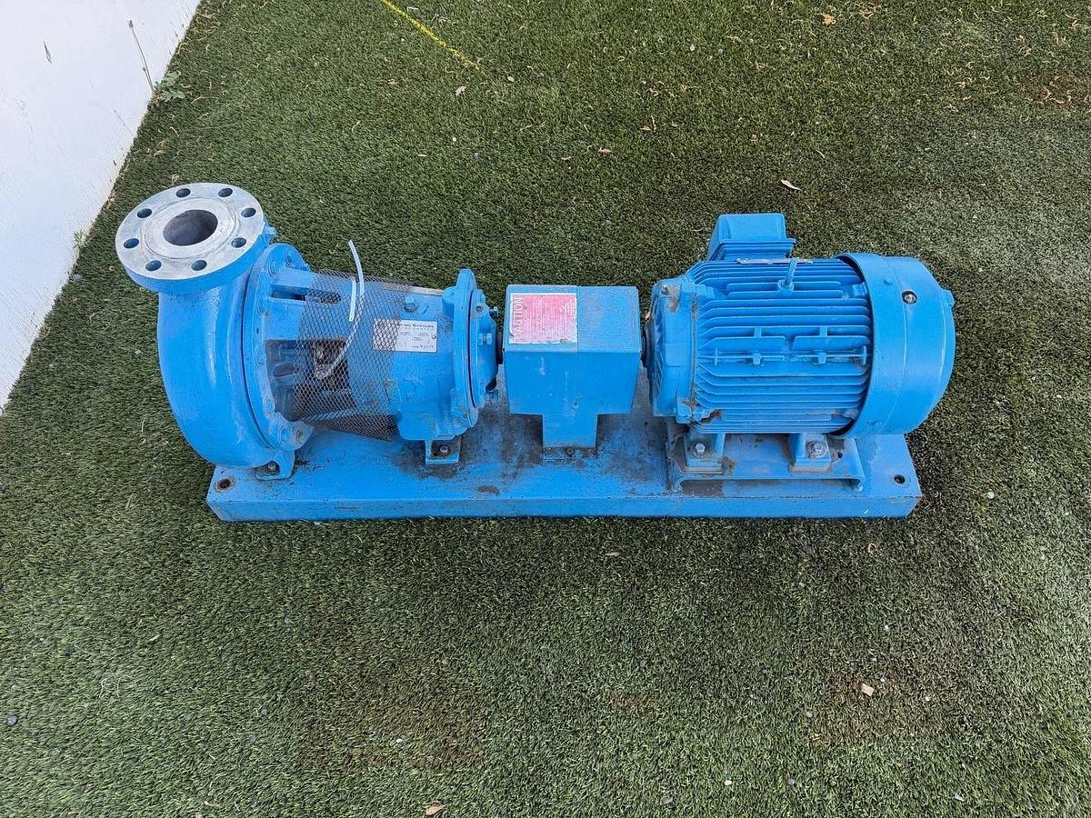 Used Ingersoll-Dresser 4x3x10L Centrifugal Pump Skid, 15Hp Motor @ 1750RPM