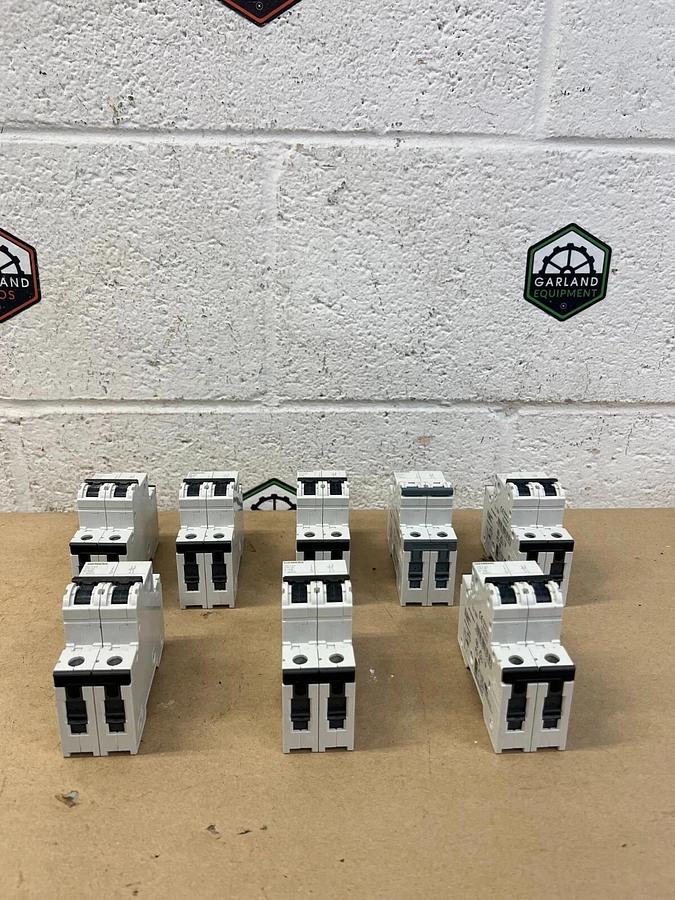 Used Siemens 5SY42 2 Pole Circuit Breaker - Lot of 8