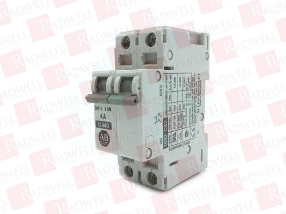 Allen Bradley 1492-CB3G040 Circuit Breaker, 4A