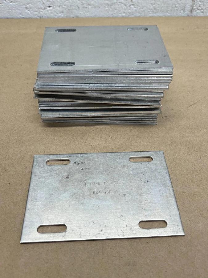 Used Eaton B-LINE R4A SSP Standard Splice Plate - Lot of 28