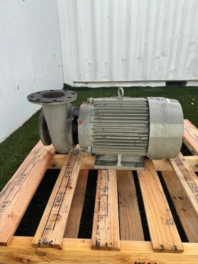 Used Tatung BBFC-HDA 15Hp Motor @ 3520RPM, 4 x 4 Chinese Pump