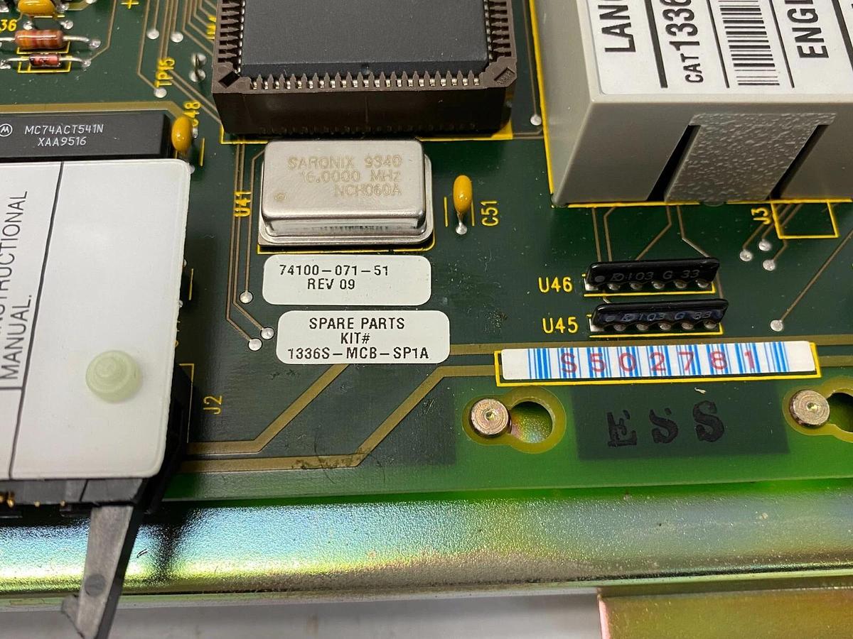 Used Allen Bradley 1336S-MCB-SP1A Main Control Board-Board Only