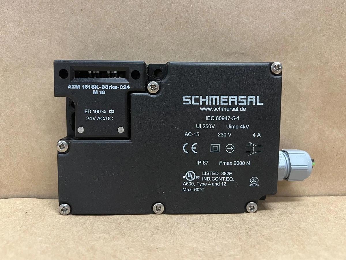 Used Schmersal AZM 161SK-33rka-024 Safety Interlock Switch