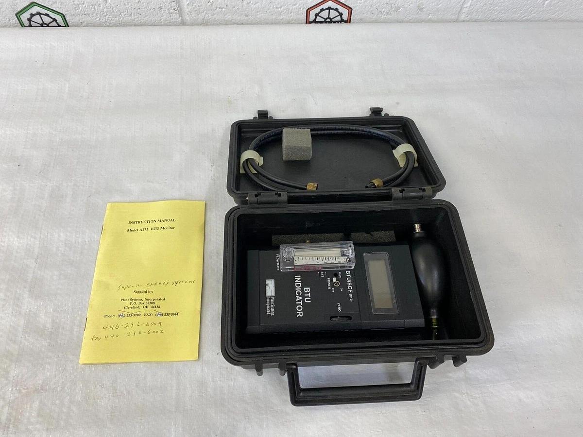 Used Plant Systems, INC. A171 BTU Monitor Kit (missing screw driver)
