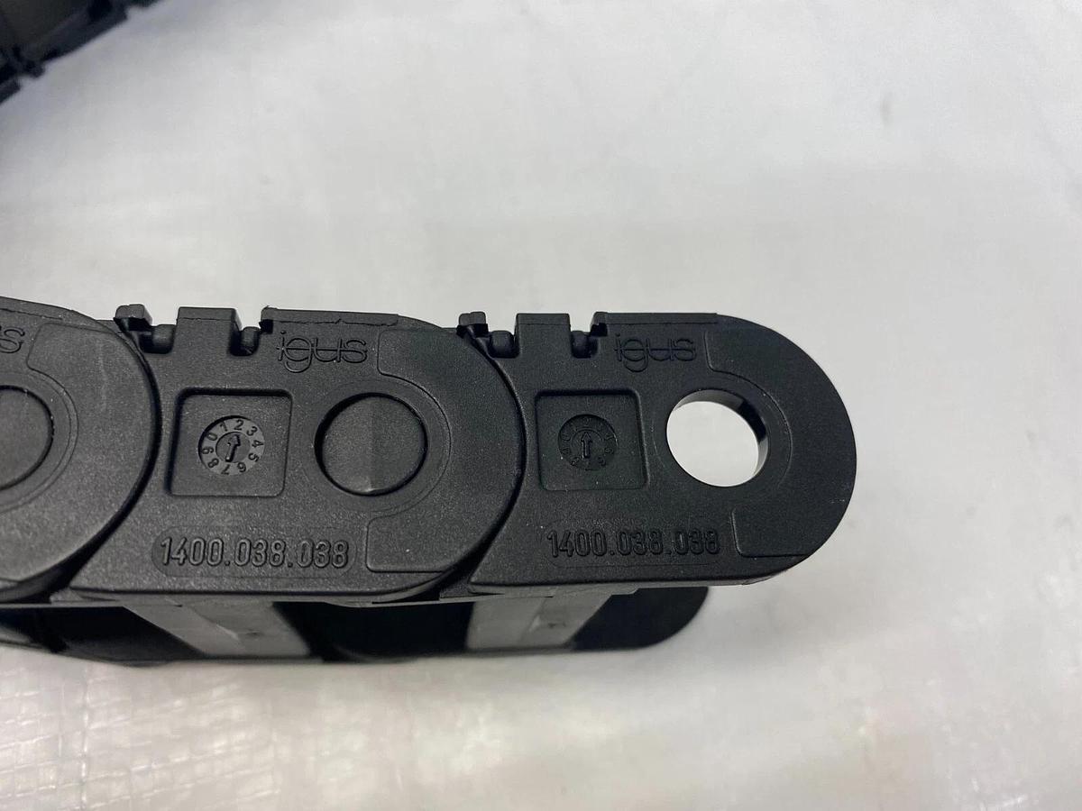 Used Igus 1400.038.038 E-Chain Cable Carrier (19 Links)