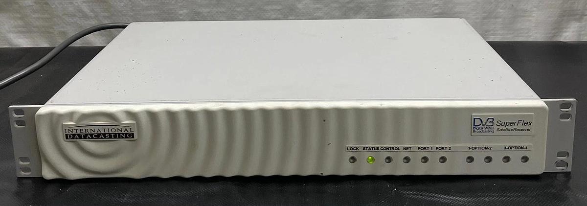 Used International Datacasting SR2001B(RM) Satellite Receiver DVB SuperFlex