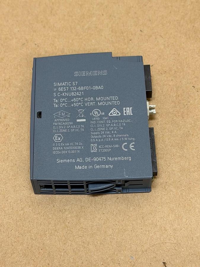 Used Siemens 6ES7 132-6BF01-0BA0 Output Module