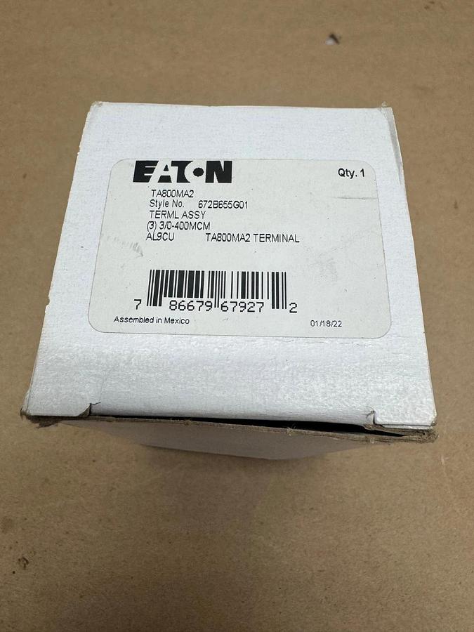 Eaton TA800MA2 Terminal Lug, 3/0-400MCM *NEW*