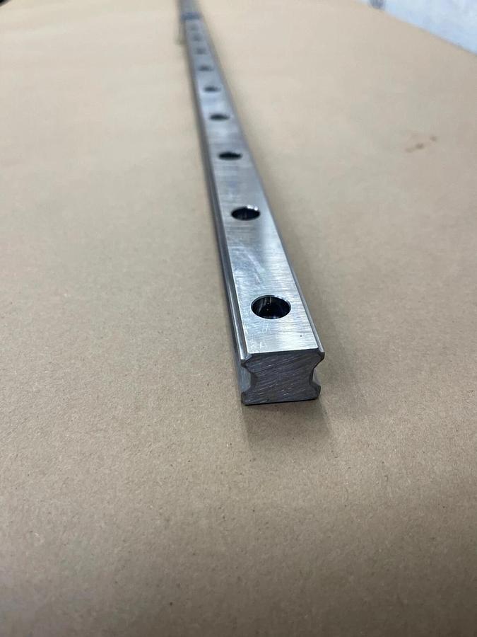 THK Caged Ball Linear Motion Guide Rail, 46 3/8” Long, 7/8” Wide