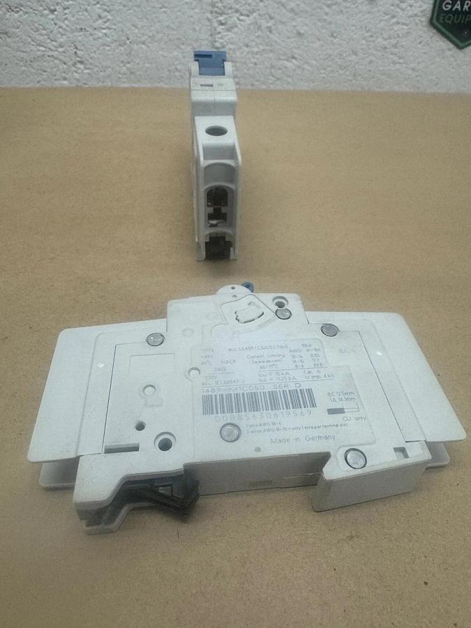 Used Allen Bradley 1489-M1C050 Miniature Circuit Breaker Qty 2 *NEW*