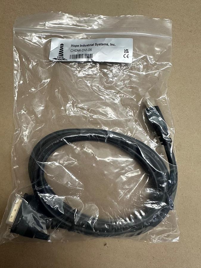 Used Hope Industrial Systems, Inc. CHDMI-DVI-06 HDMI to DVI Video Cable