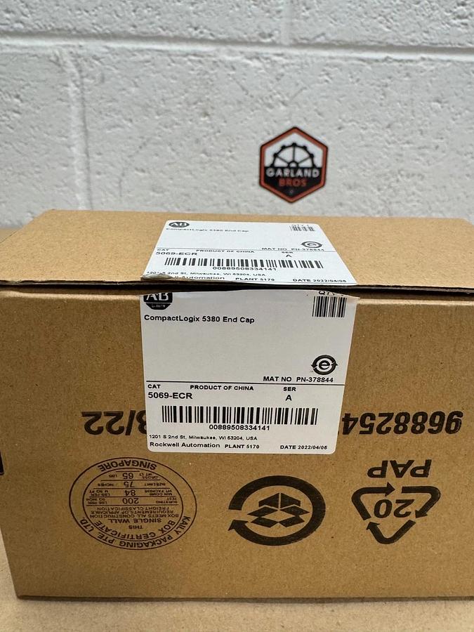 Allen Bradley 5069-ECR CompactLogix 5380 End Cap *NEW*