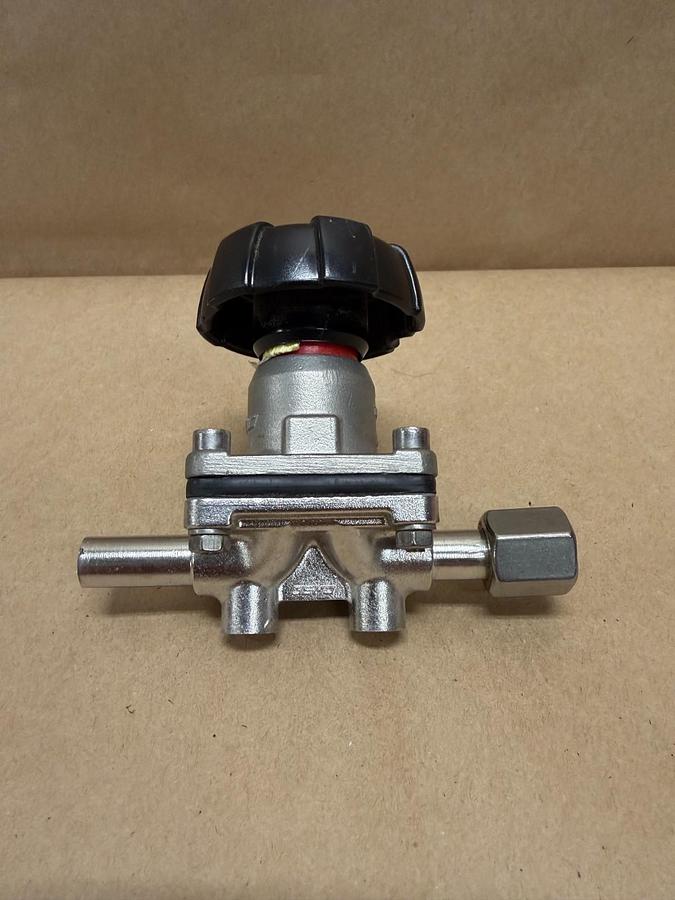 Used GEMU 1-4408 Stainless Steel Diaphragm Valve