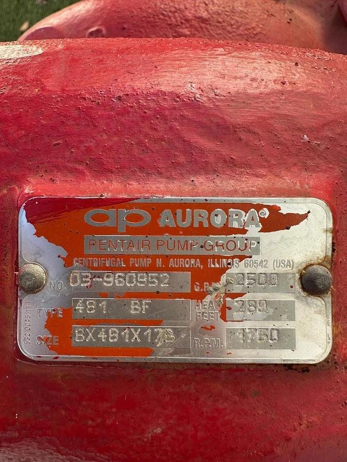 Used Clarke JW6HU40 Fire Pump System