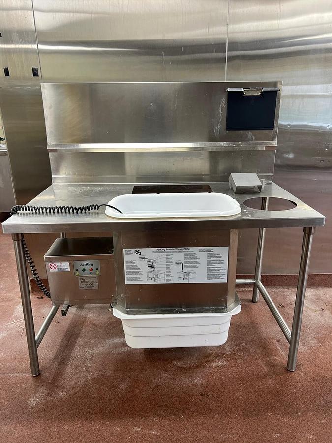 Used Ayrking BBS-U Table Breader/Blender/Sifter 1/6Hp, 2.3/1.2A, 115/230V