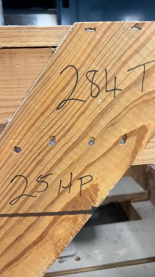 Used Dayton Premium Efficiency AC Motor 5N324, 25HP 1775RPM 230/460V 60Hz 3Ph