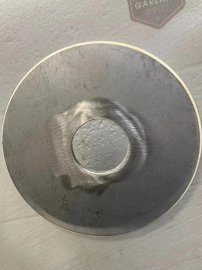 Used Stainless Steel 40” Mesh for Vibratory Screener, 88 Microns, w/ Center Hole