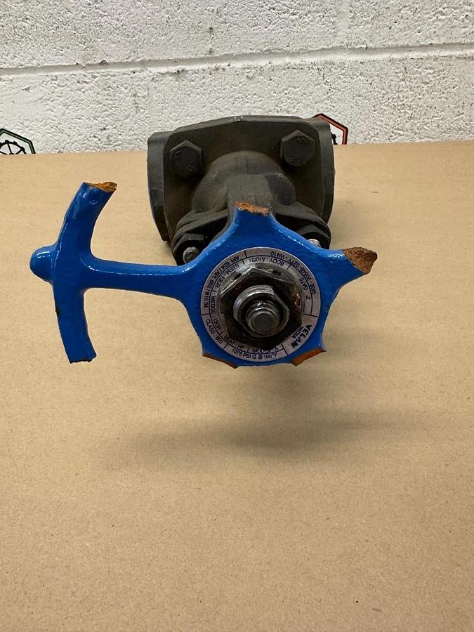 Used Velan W08-2054B-02TY-W410 Steel Socket Weld Globe Valve 2”