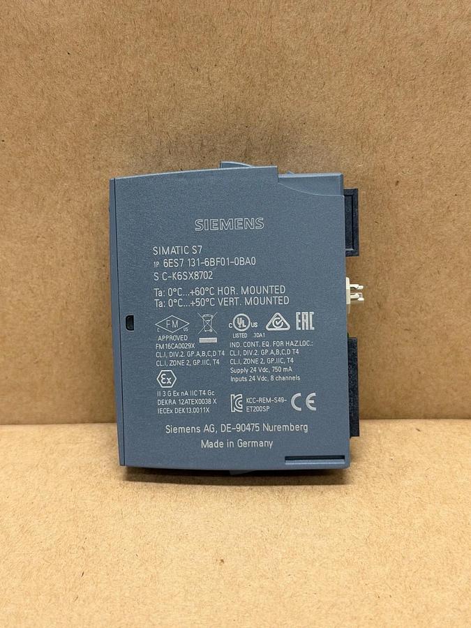 Used Siemens 6ES7 131-6BF01-0BA0 Digital Input Module