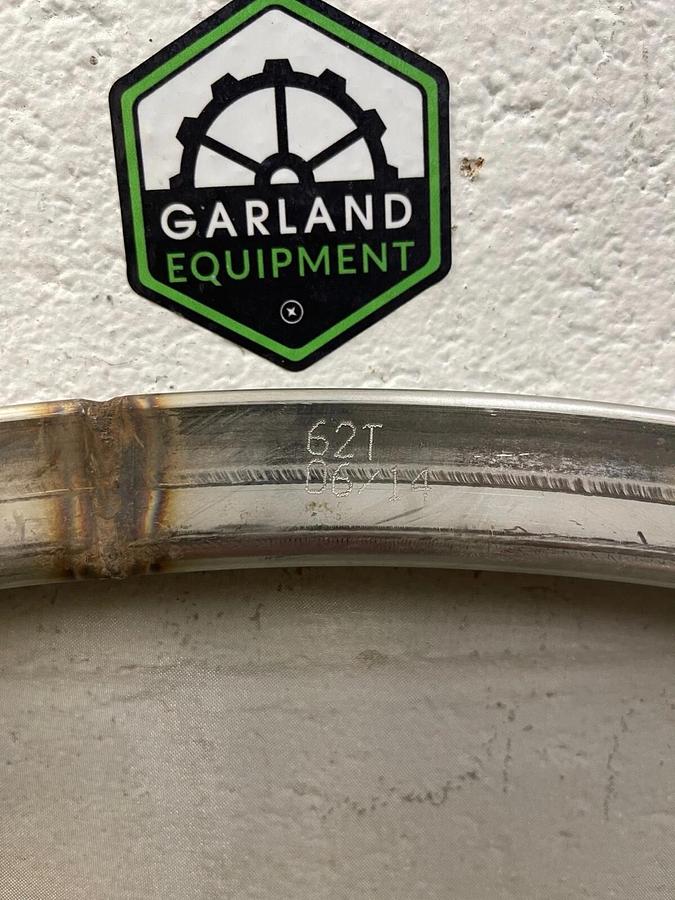 Used Stainless Steel 38-1/2” Mesh for Vibratory Screener, 62 microns