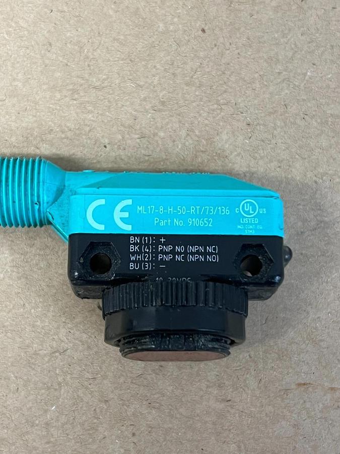 Used Pepperl + Fuchs ML17-8-H-50-RT/73/136 Diffuse Reflective