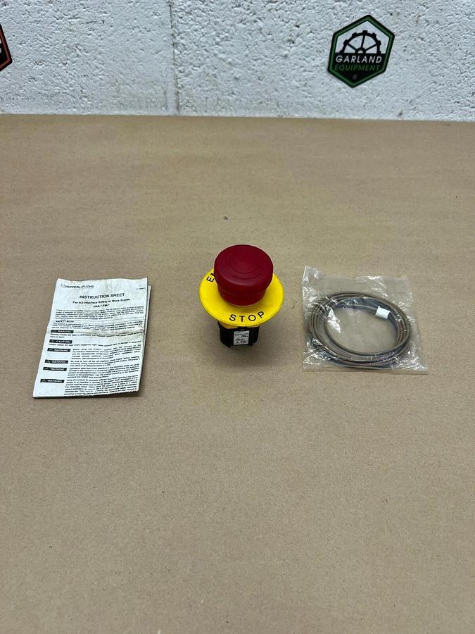 Used PepperL + Fuchs Emergency Stop Button