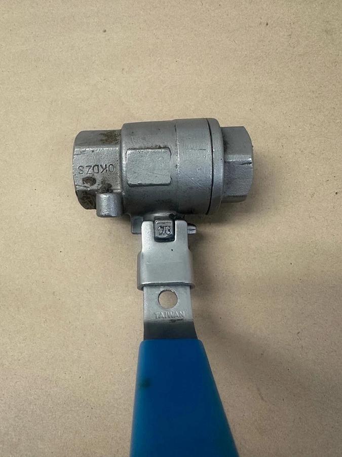 Used Duravalve 1000 WOG CF8M 2 Way 1” Ball Valve
