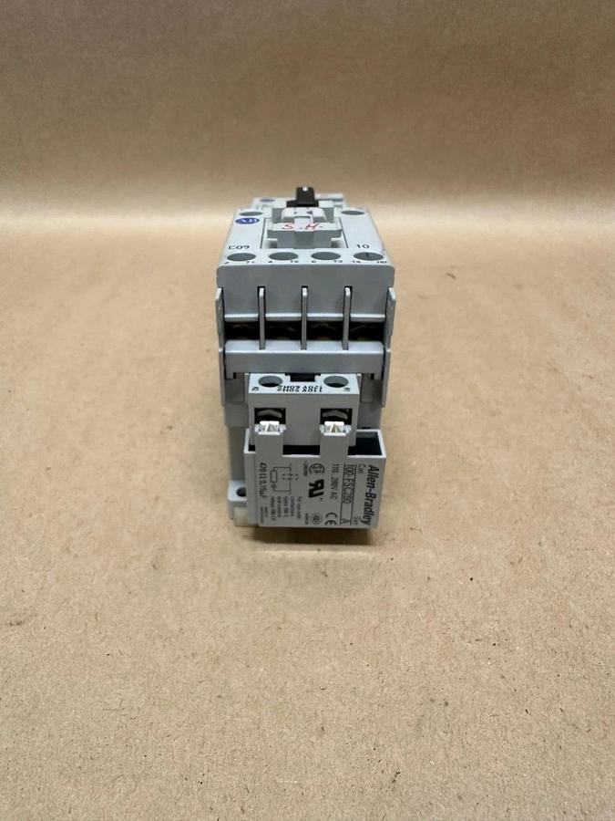 Used Allen Bradley 140M-C2E-C10 Ser C Circuit Breaker w/ 100-C09*10 Contactor