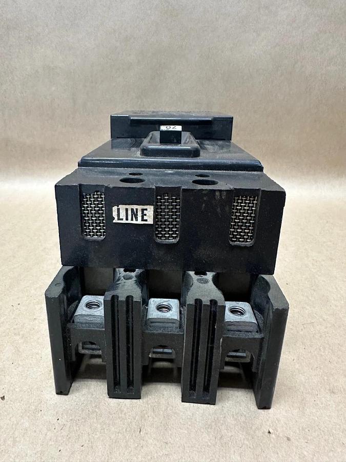 Used Federal Pacific Electric Company XF 70A 3 Pole Circuit Breaker