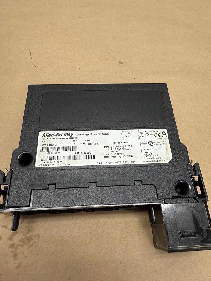 Used Allen-Bradley 1756-OB16I ControlLogix 16 Point D/O Module, Series A