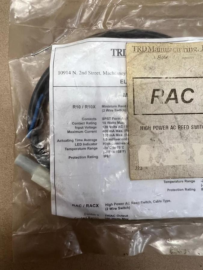 Used TRD R10/R10X Miniature Reed Switch