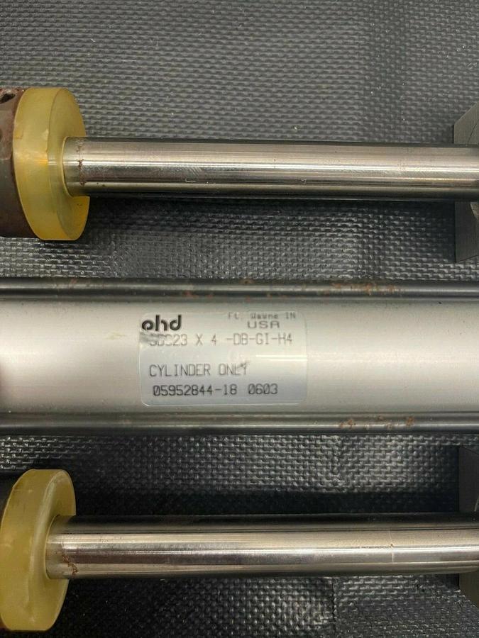 Used PHD SDC23 X 4-DB-GI Pneumatic Slide and Cylinder