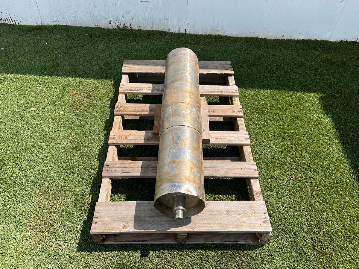 Used 39" Industrial Magnetic Separator Roller Drum Pulley
